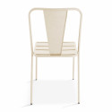 Chaise en métal bistrot