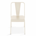 Chaise en métal bistrot