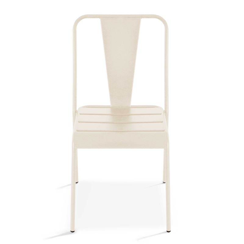 Chaise en métal bistrot (2/4)