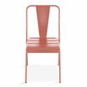Chaise en métal bistrot