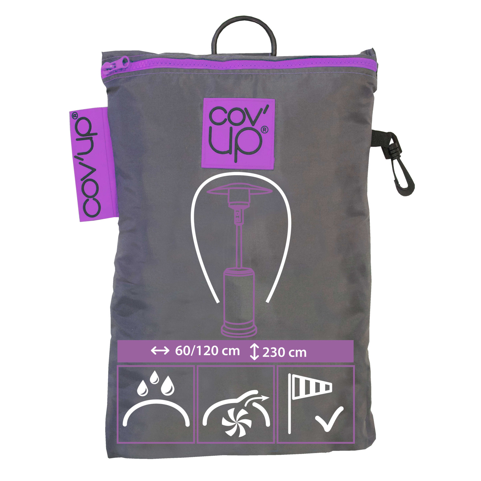 Housse de protection Parasol chauffant 230 cm