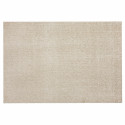 Tapis rectangulaire uni à poils longs en polypropylène
