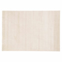 Tapis rectangulaire uni à poils longs en polypropylène