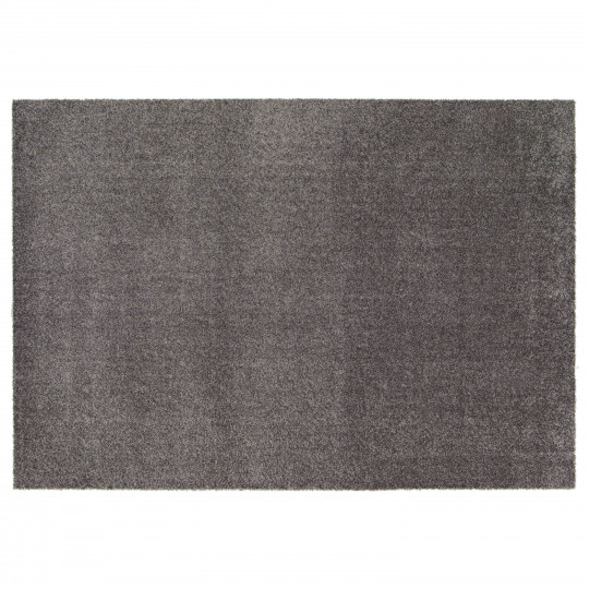 Tapis rectangulaire uni à poils longs en polypropylène