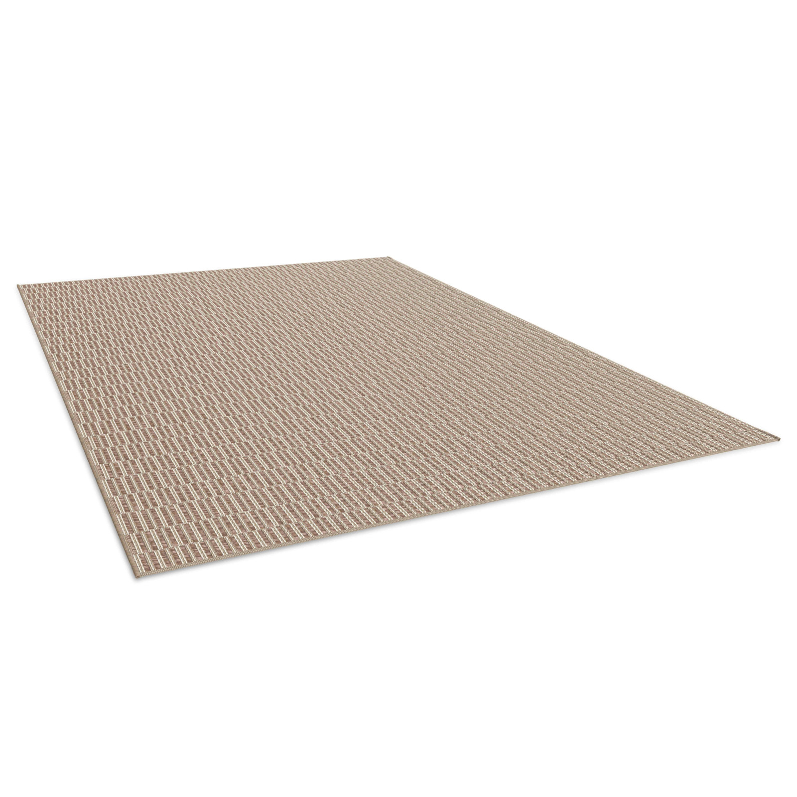 Tapis d'extérieur rectangulaire beige 100 % polypropylène Tapis d'extérieur rectangulaire beige 100 % polypropylène