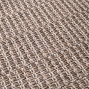 Tapis d'extérieur rectangulaire beige 100 % polypropylène