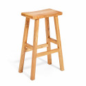 Tabouret de bar en teck recyclé