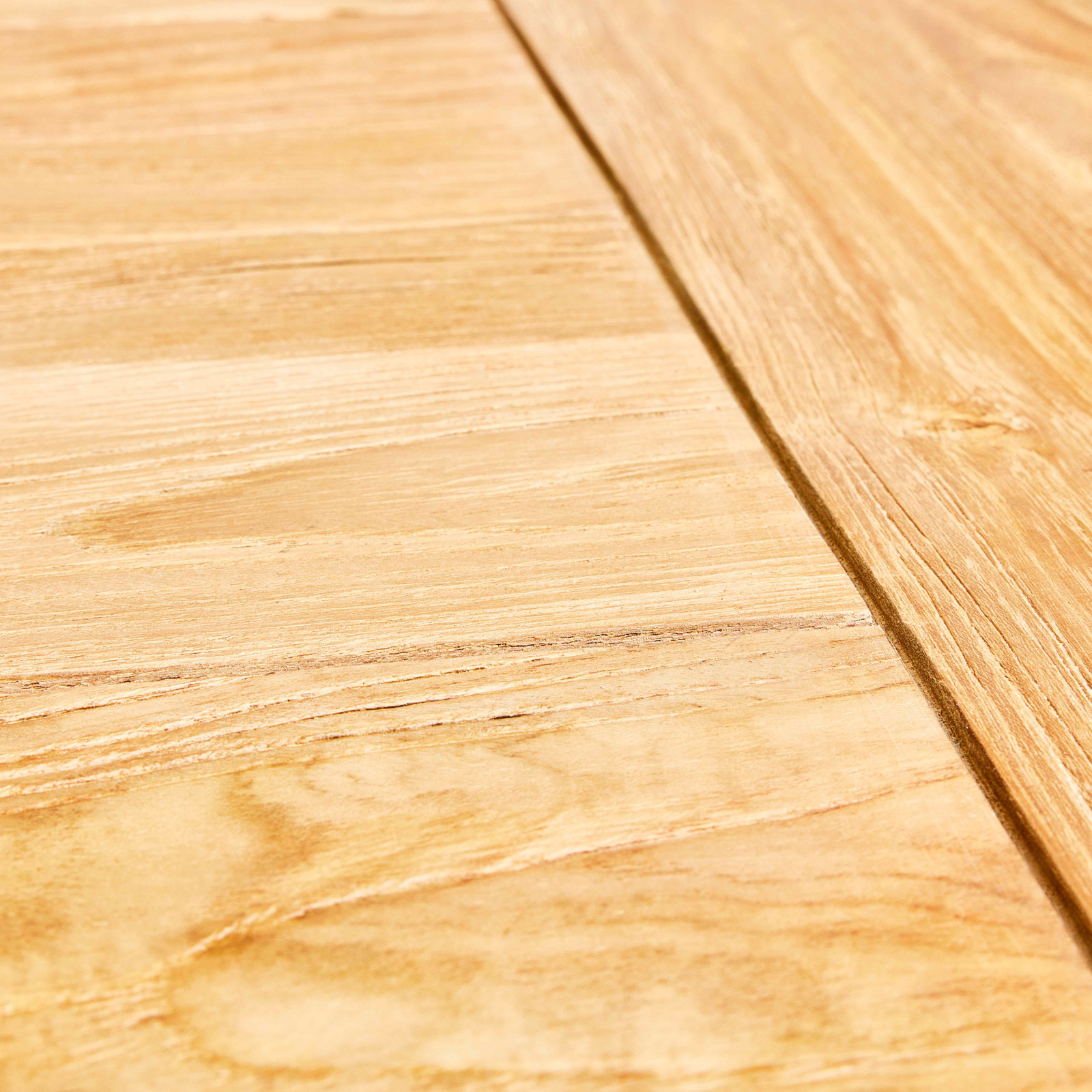 Table haute en teck recyclé massif