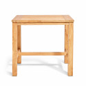 Table haute en teck recyclé 120 cm