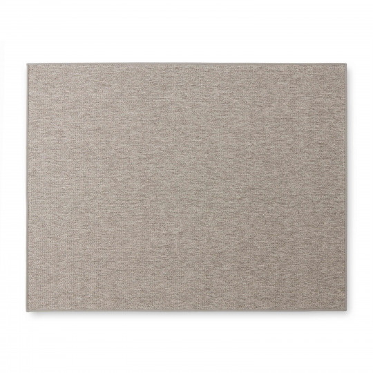 Tapis extérieur gris motif tissé rectangulaire | Oviala