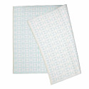 Tapis d'extérieur rectangulaire à motifs double-face en polypropylène