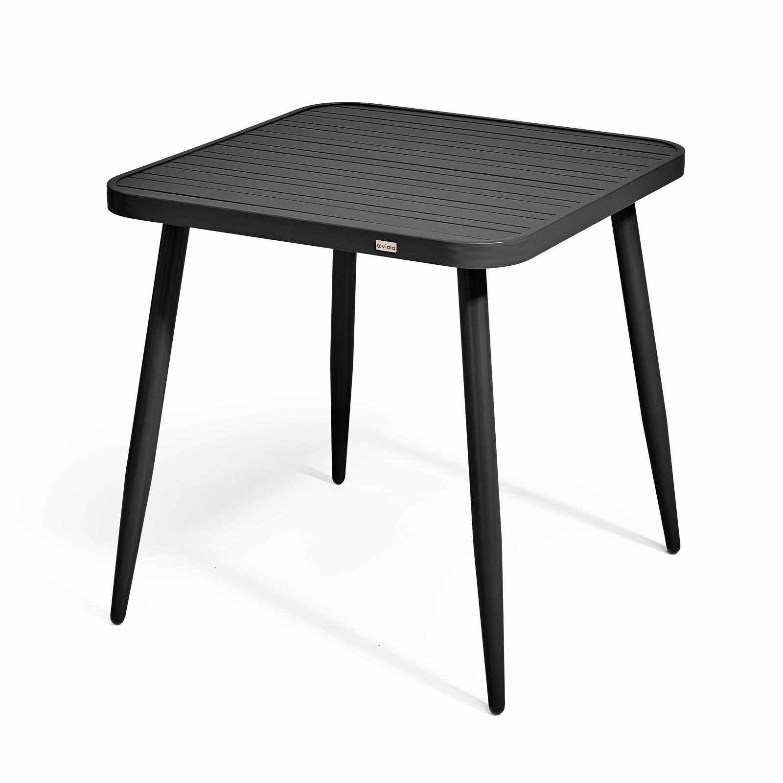 Table de jardin carrée (75 x 75 x 76 cm) en aluminium