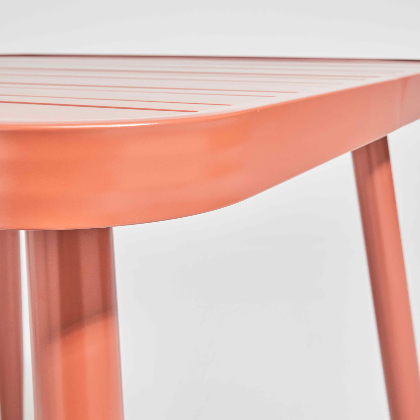 Table de jardin carrée (75 x 75 x 76 cm) en aluminium