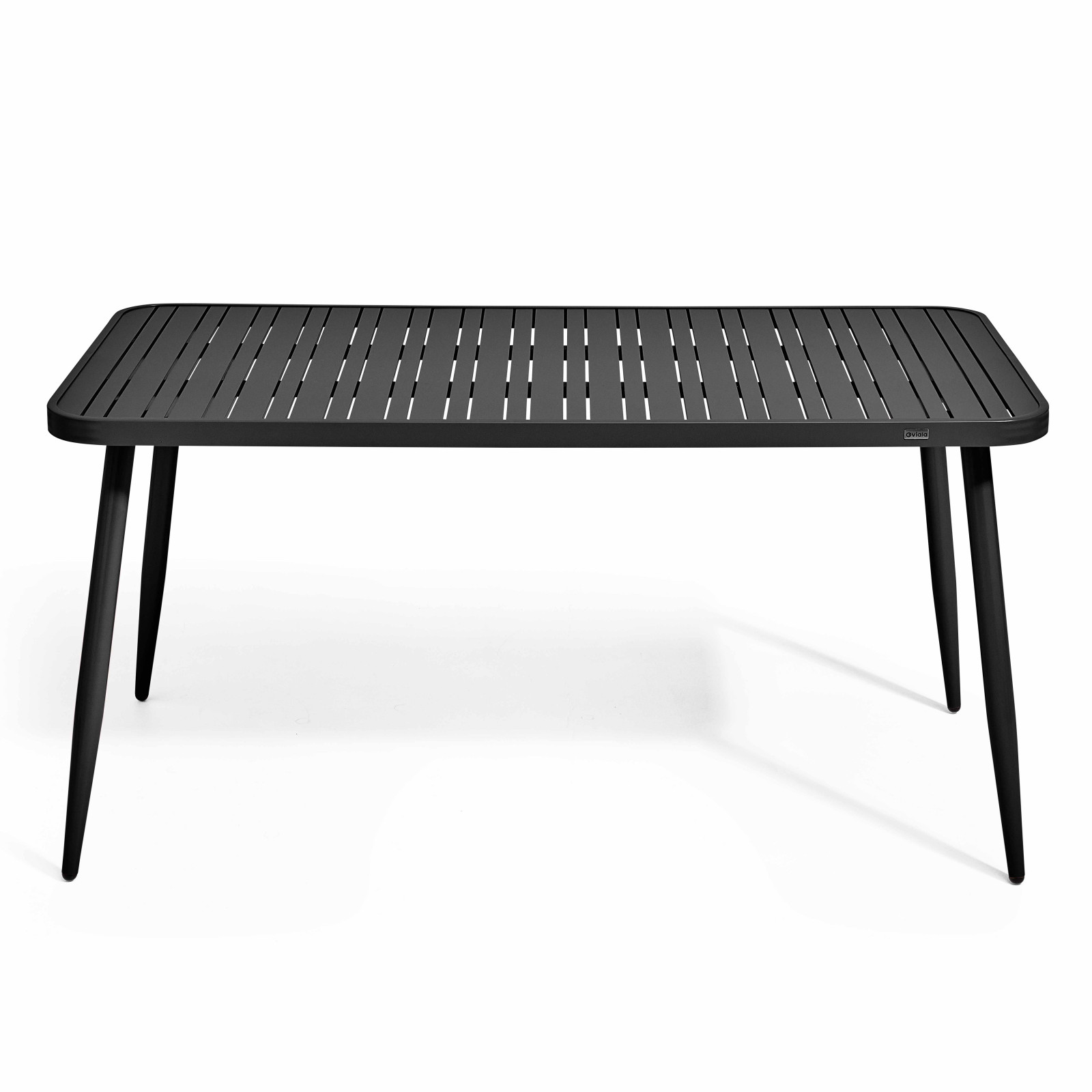 Table de jardin rectangulaire (150 x 75 x 75 cm) en aluminium
