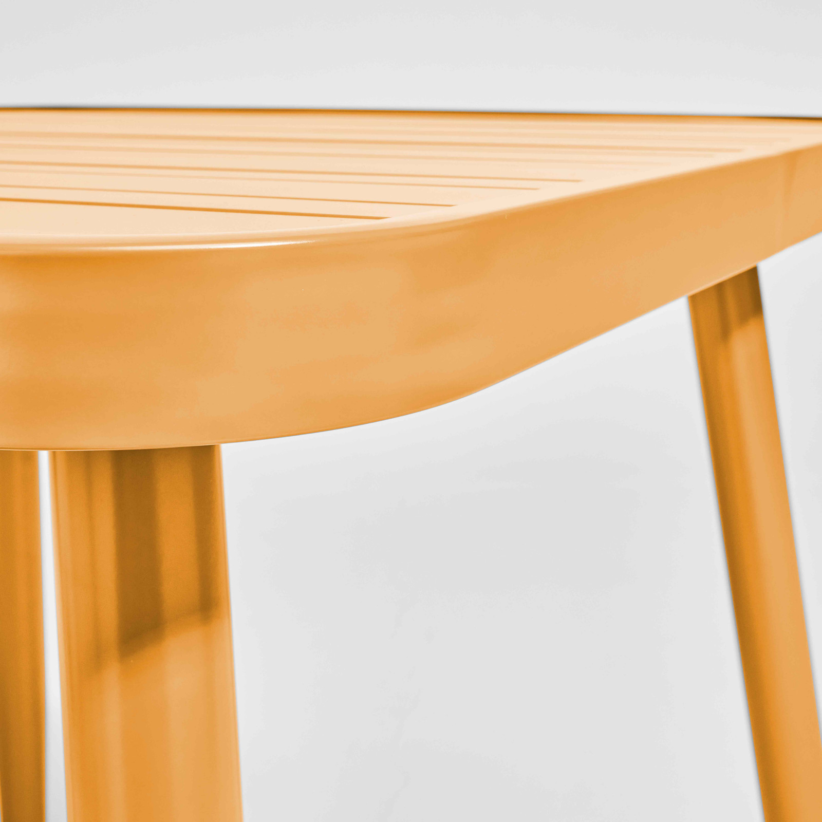 Table de jardin rectangulaire (150 x 75 x 75 cm) en aluminium