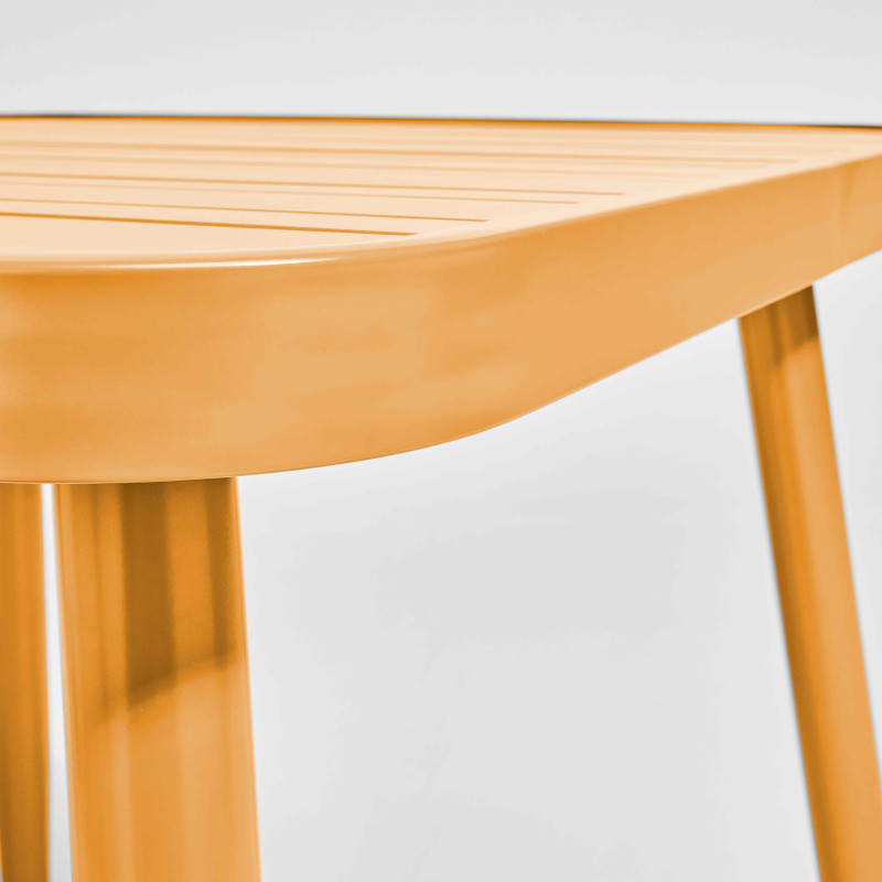 Table de jardin rectangulaire (150 x 75 x 75 cm) en aluminium (3/6)