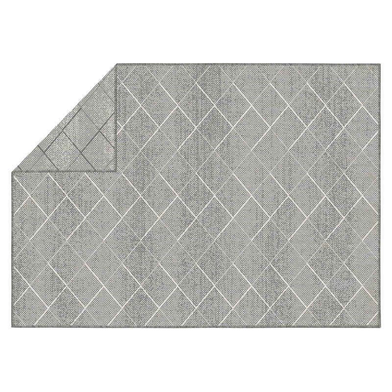 Tapis d'extérieur rectangulaire réversible en polypropylène (3/4)