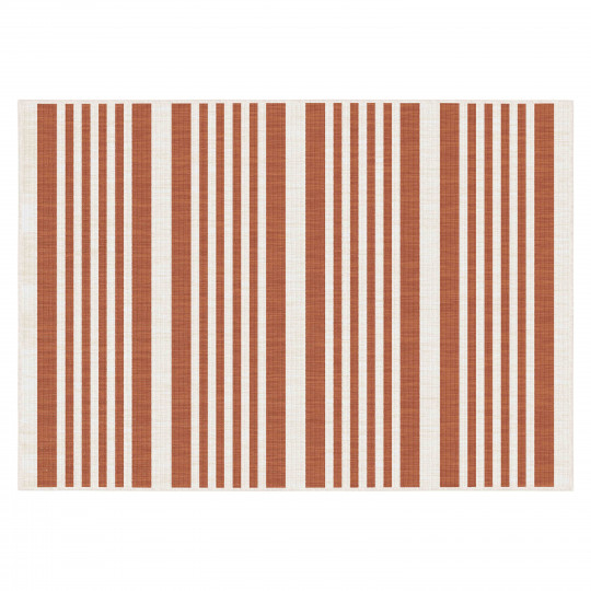 Tapis d'extérieur rectangulaire réversible en polypropylène