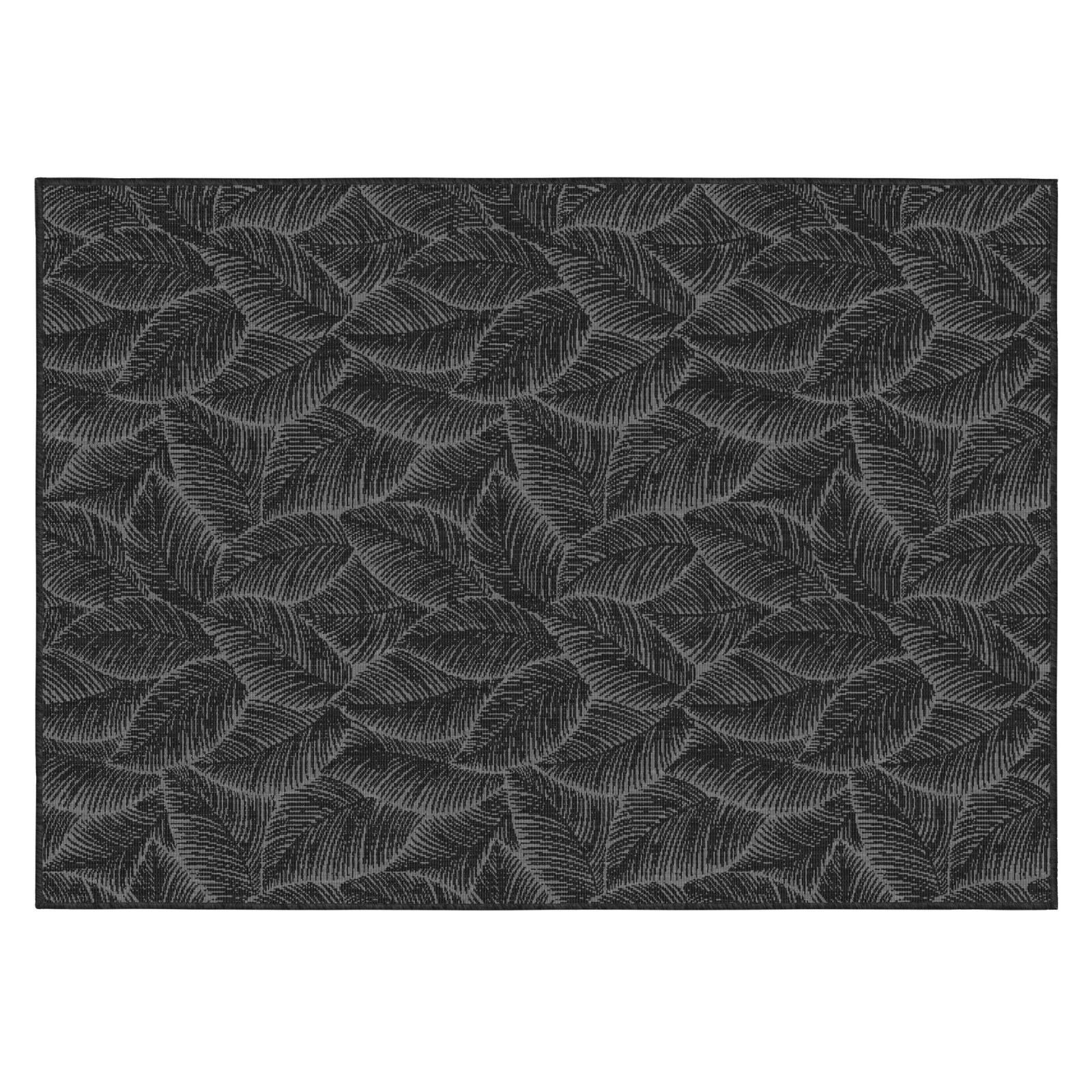 Tapis d'extérieur rectangulaire réversible en polypropylène