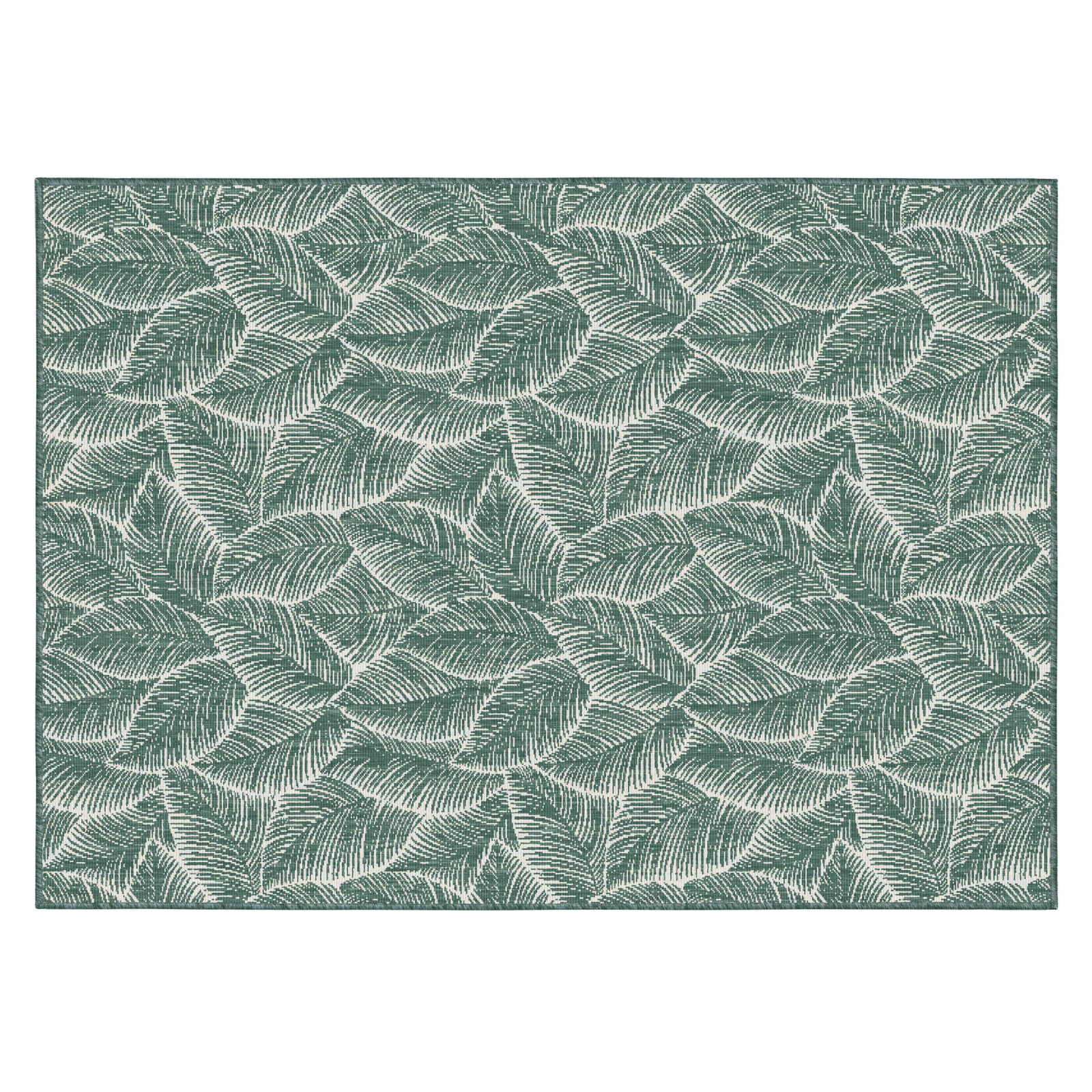 Tapis d'extérieur rectangulaire réversible en polypropylène