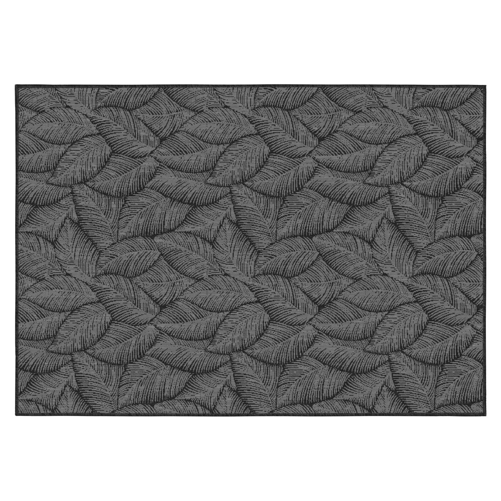 Tapis d'extérieur rectangulaire réversible en polypropylène