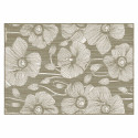 Tapis d'extérieur rectangulaire réversible en polypropylène
