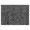 Tapis d'extérieur rectangulaire réversible en polypropylène