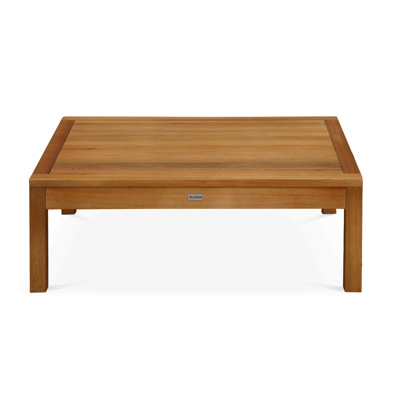 Table basse de jardin en bois d'eucalyptus
