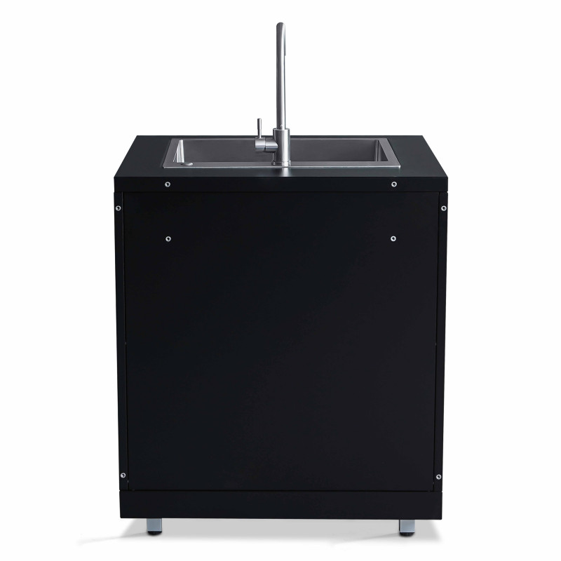 Meuble évier 2 portes pour cuisine extérieure