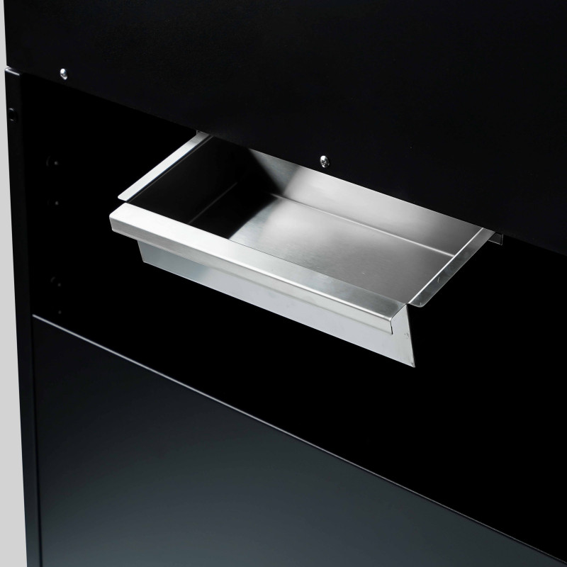Meuble acier four à pizza pour cuisine extérieure