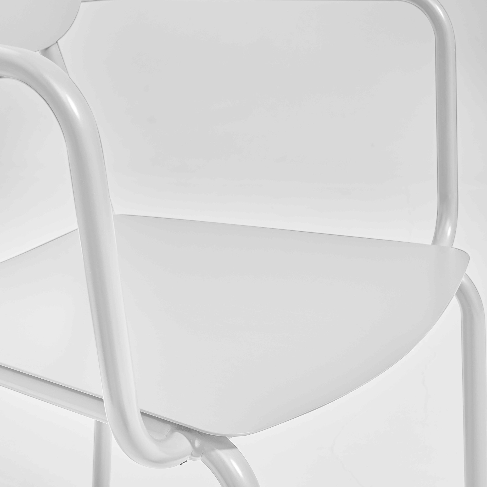 Chaise de jardin en aluminium avec accoudoirs Chaise de jardin en aluminium avec accoudoirs