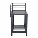 Meuble d'angle en aluminium pour cuisine extérieure