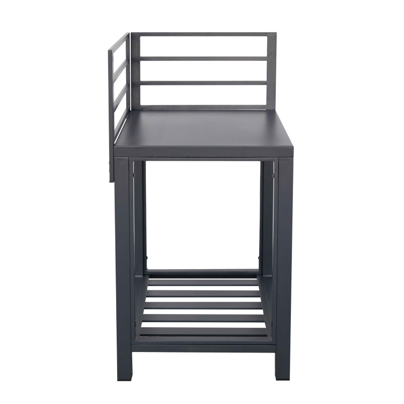 Meuble d'angle en aluminium pour cuisine extérieure