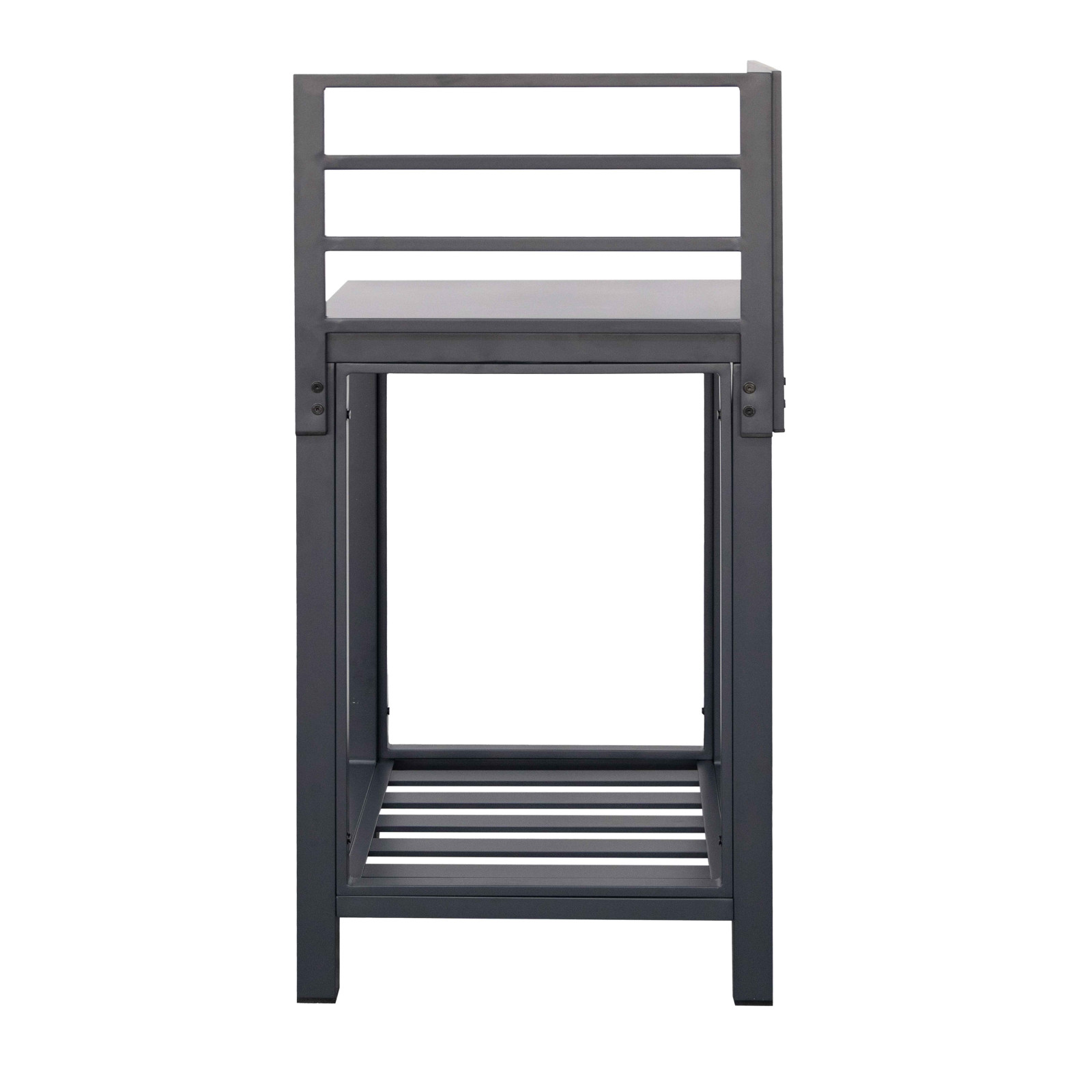 Meuble d'angle en aluminium pour cuisine extérieure