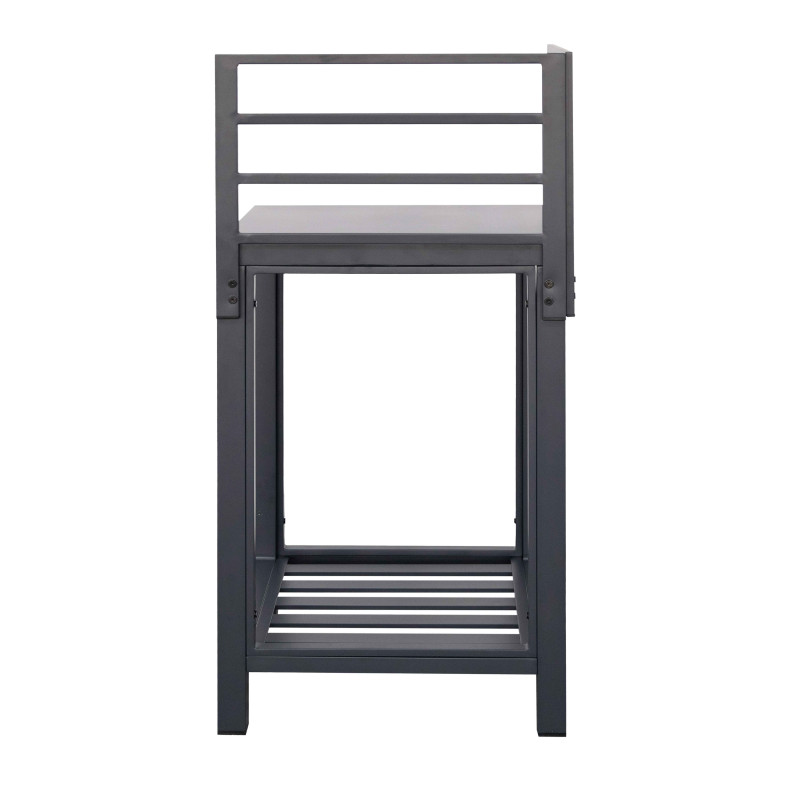 Meuble d'angle en aluminium pour cuisine extérieure