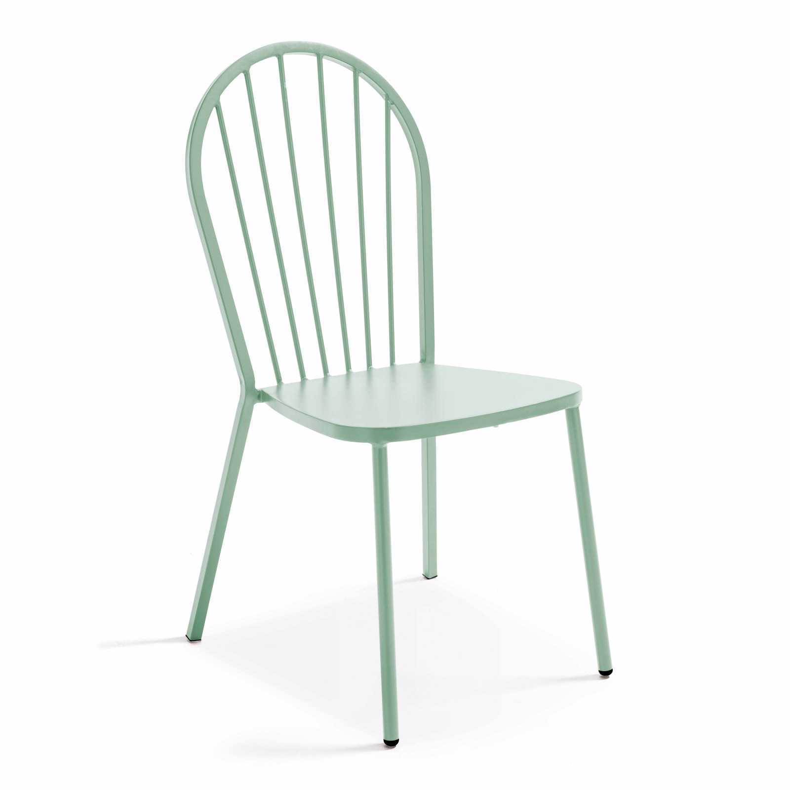 Table de jardin carrée 70 x 70 cm et 2 chaises en métal Table de jardin carrée 70 x 70 cm et 2 chaises en métal
