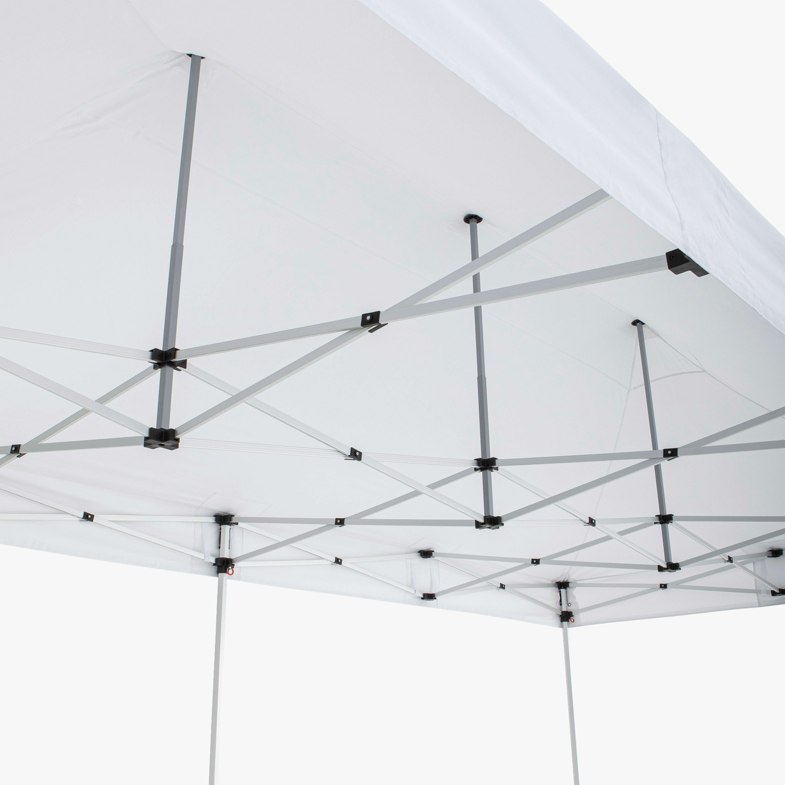 Ensemble tente pliante 3x6m 300g/m² 40mm + 6 poids de lestage