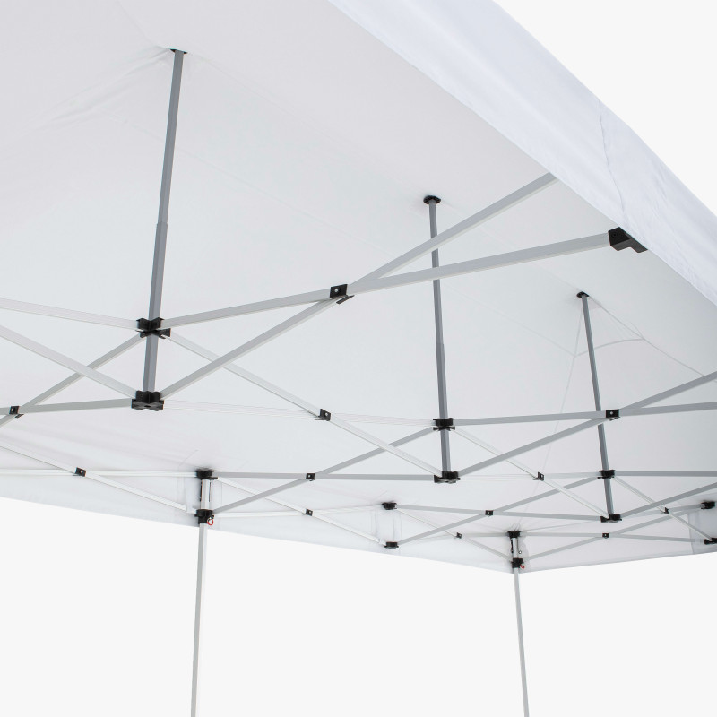 Ensemble tente pliante 3x6m 300g/m² 40mm + 6 poids de lestage