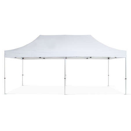 Ensemble tente pliante 3x6m 300g/m² 40mm + 6 poids de lestage