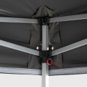 Ensemble tente pliante 3x6m 300g/m² 40mm + 6 poids de lestage