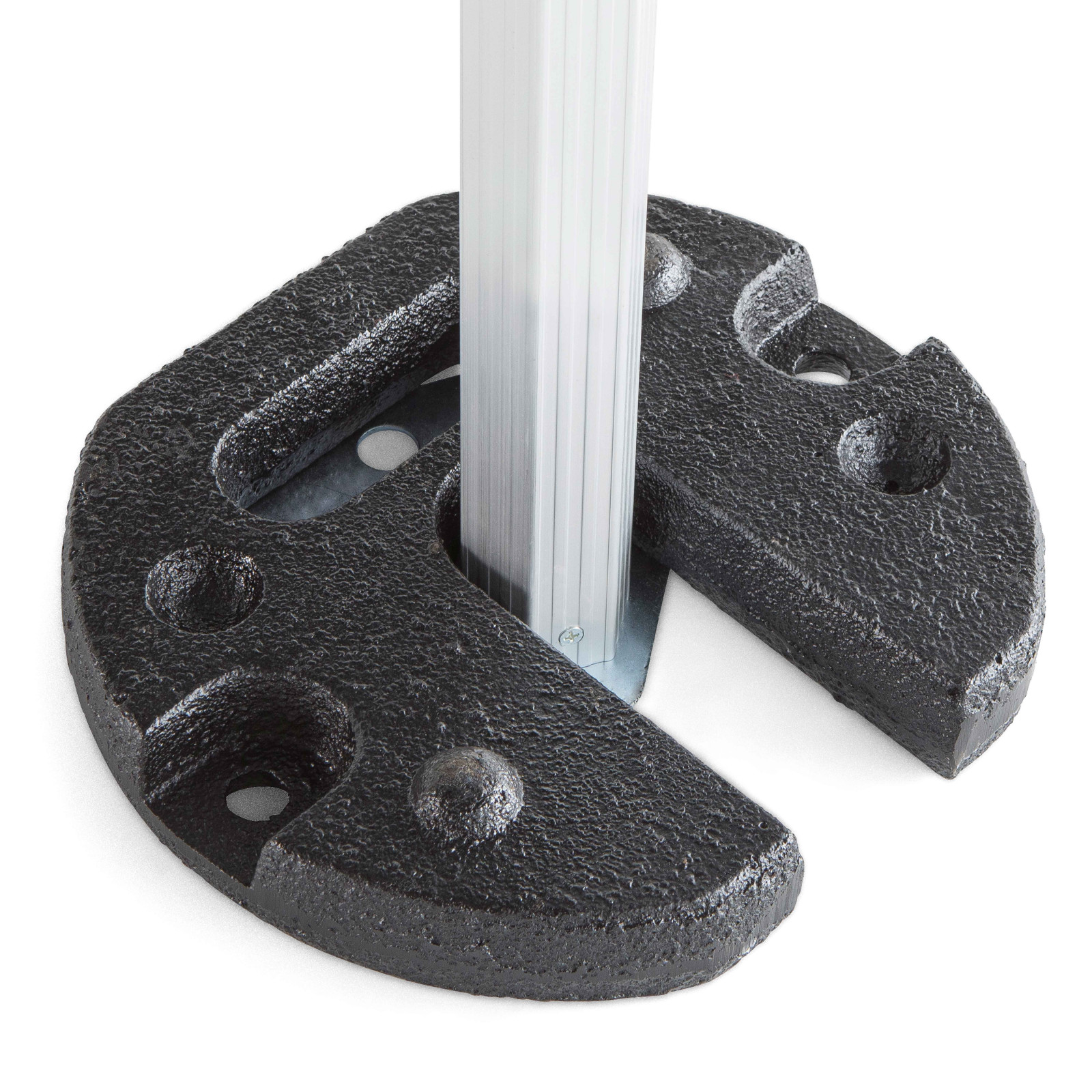 Ensemble tente pliante 3x6m 300g/m² 40mm + 6 poids de lestage