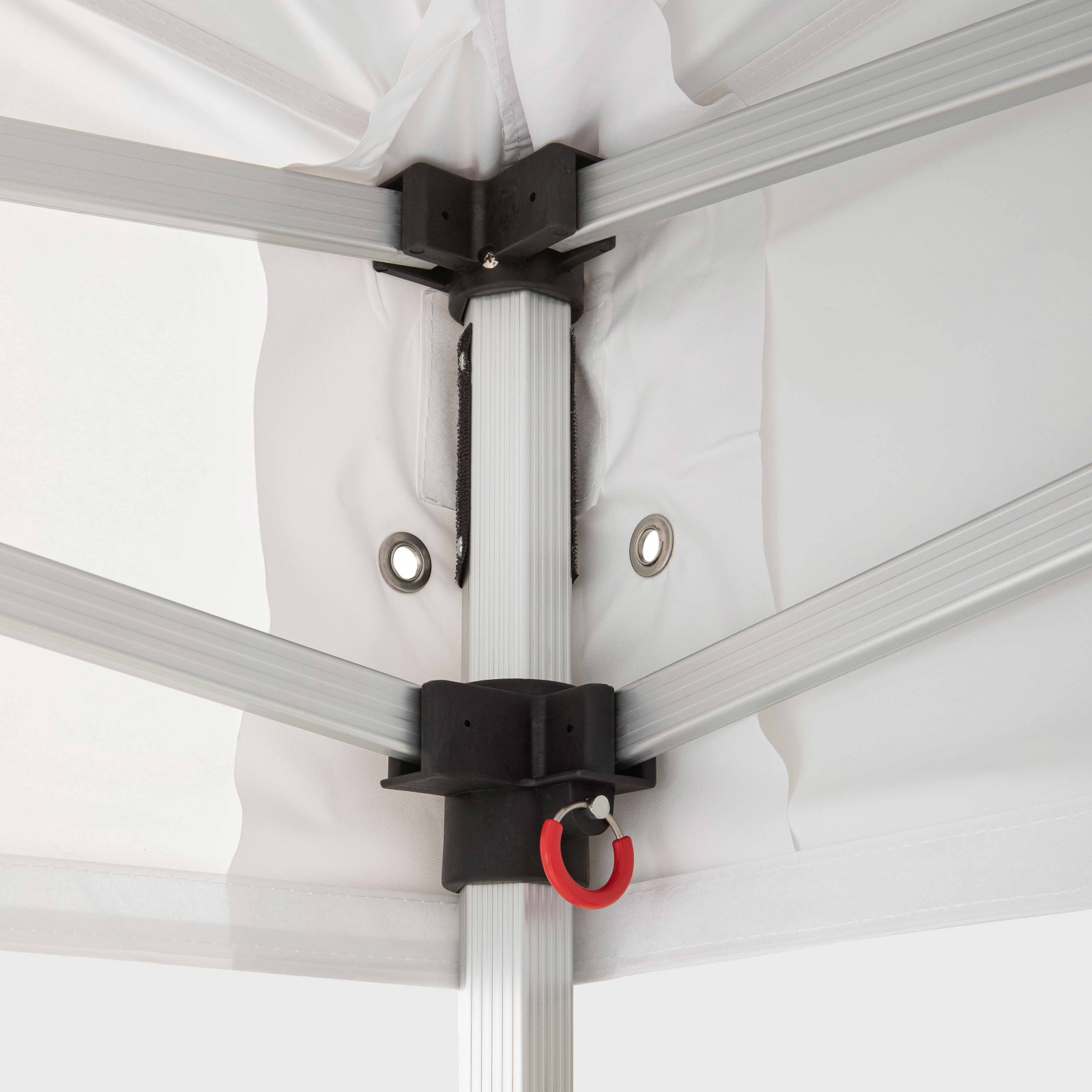 Ensemble tente pliante 4x4m 300g/m² 40mm + 4 poids de lestage