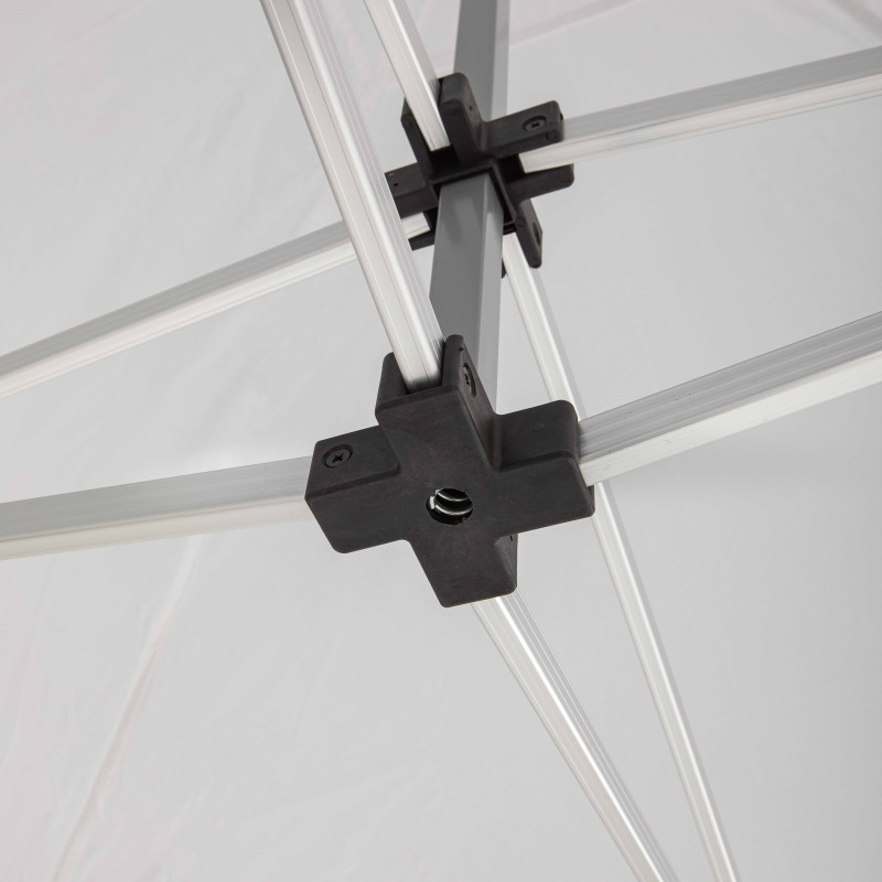 Ensemble tente pliante 4x4m 300g/m² 40mm + 4 poids de lestage