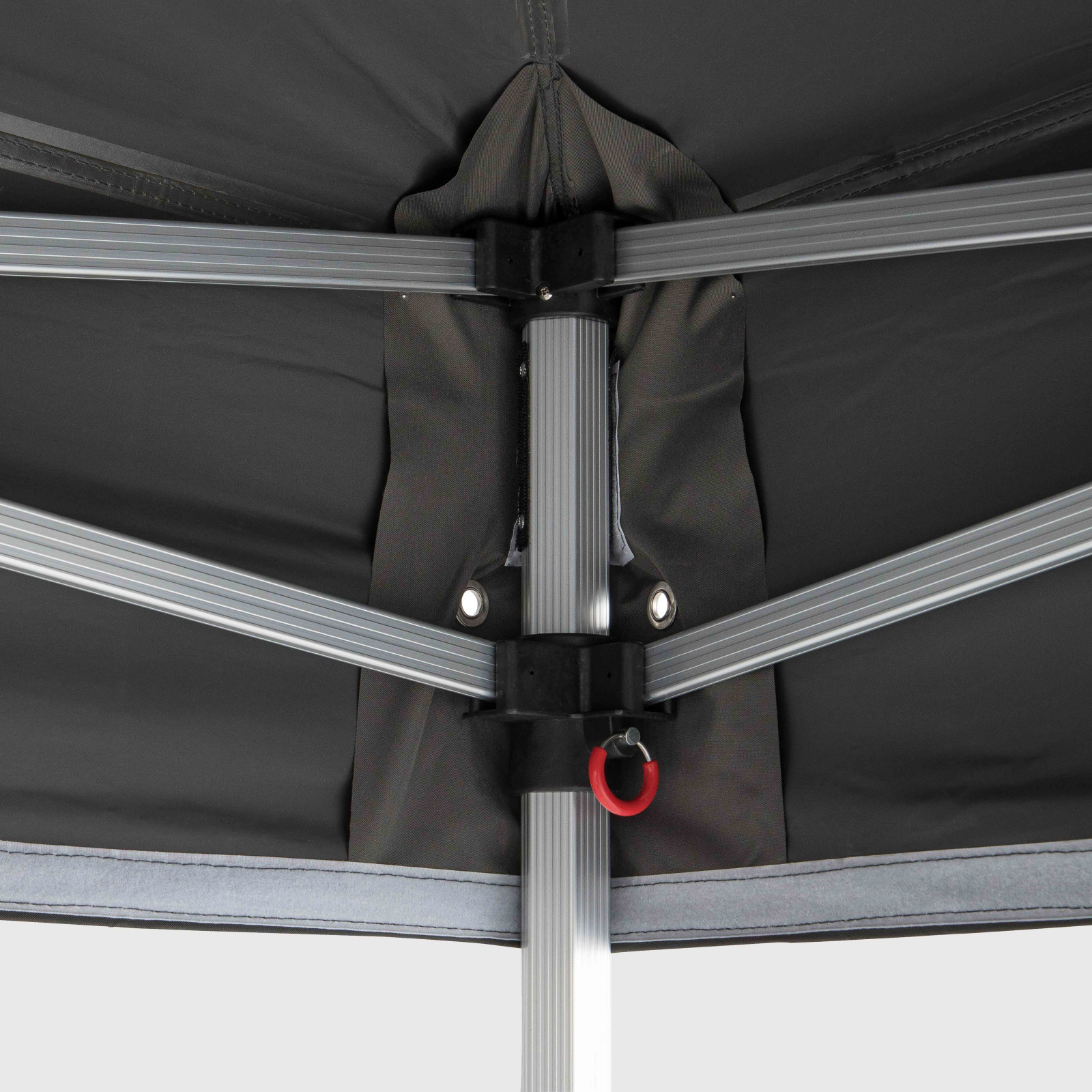 Ensemble tente pliante 4x4m 300g/m² 40mm + 4 poids de lestage