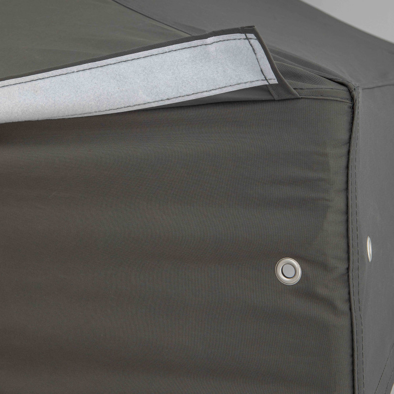 Ensemble tente pliante 4x4m 300g/m² 40mm + 4 poids de lestage