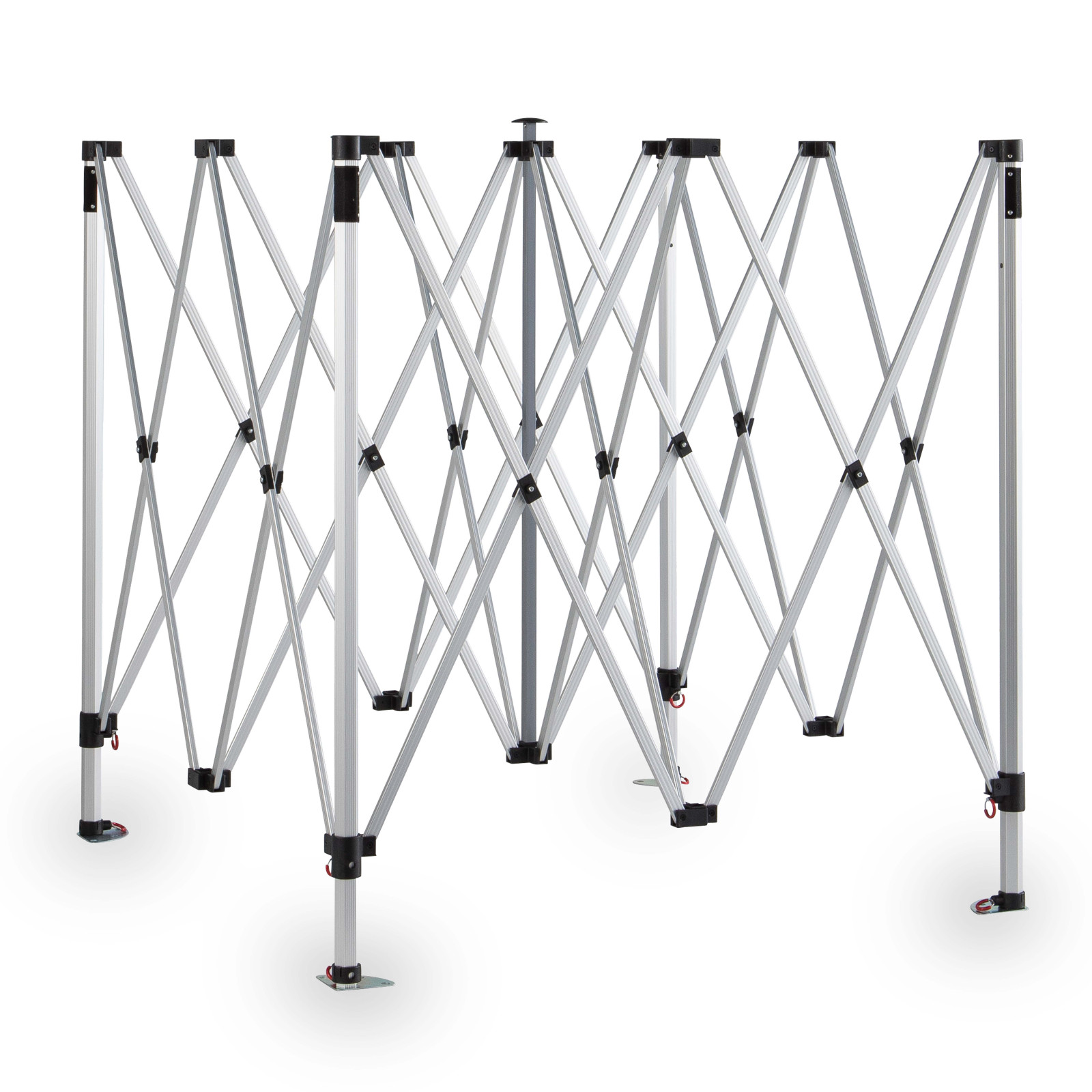 Tente pliante en aluminium 3x3m 300g/m² 40mm + 4 poids de lestage