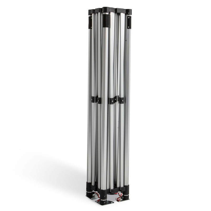 Tente pliante en aluminium 3x3m 300g/m² 40mm + 4 poids de lestage
