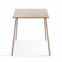 Table de jardin carrée 70 x 70 cm et 2 chaises bistrot