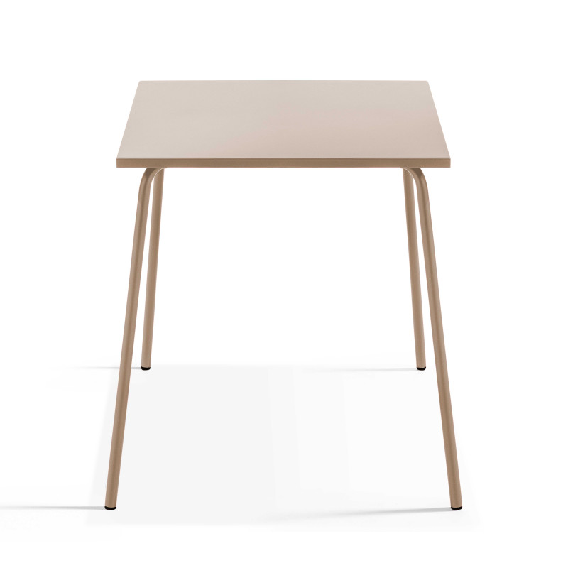 Table de jardin carrée 70 x 70 cm et 2 chaises bistrot (2/7)