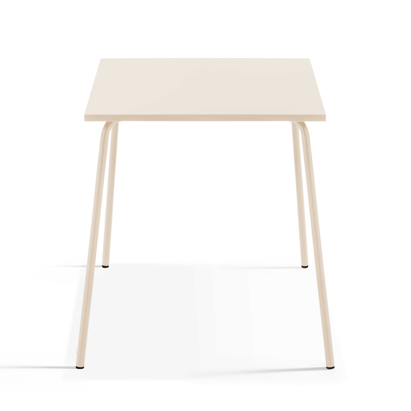 Table de jardin carrée 70 x 70 cm et 2 chaises bistrot (2/7)